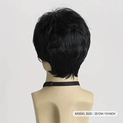 Short Hairs Full Head Cap Wig