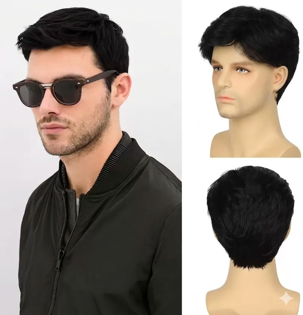 Men's Full Head Wig
