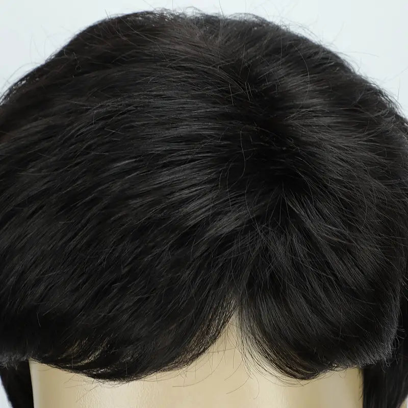 Natural Hair Full Head Wig _ Premium Quality