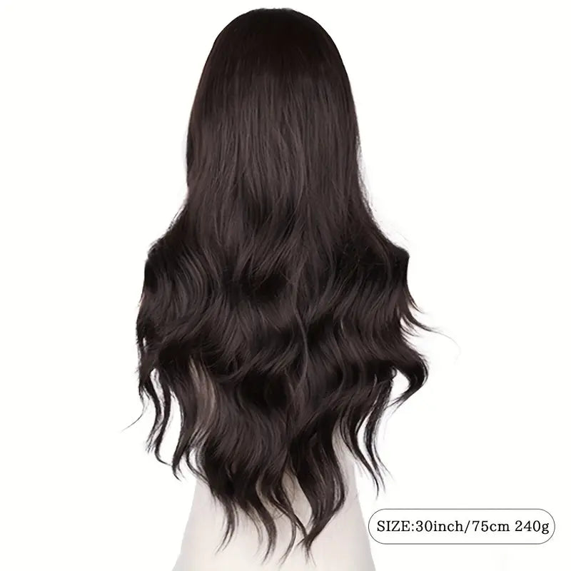 Elegant Long Wavy Cap Wig